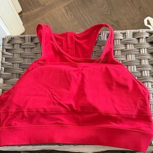 Red Women's Sports Bra — Brand Unknown
